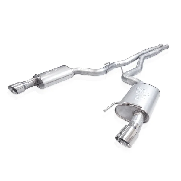 Stainless Works 3" Redline Cat-Back Exhaust w/ X-Pipe & Dual Tips, Performance Connect2024-2026 Mustang GT & Dark Horse w/o Active Exhaust - Image 2