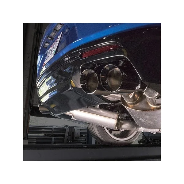 Stainless Works Redline Axle-Back Exhaust, Quad Chrome Black Tips, Factory Connect2016-2024 Camaro SS & 2017-2024 Camaro ZL1 - Image 5
