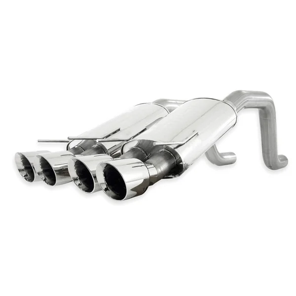 Stainless Works Turbo Chambered Axle-Back Exhaust w/ 4" Quad Polished Tips2006-2013 Corvette Z06