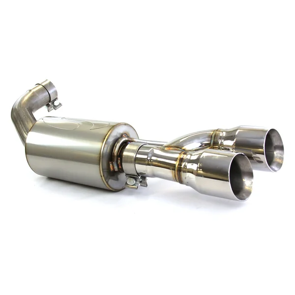 Steeda 2.5" Axle-Back Exhaust System w/ Quad 3.5" Polished Tips2018-2023 Ford Mustang GT - Image 4