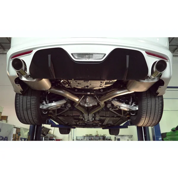 Steeda 3" Cat-Back Exhaust System w/ Dual 4" Polished Tips2015-2017 & 2024-2026 Ford Mustang GT - Image 3