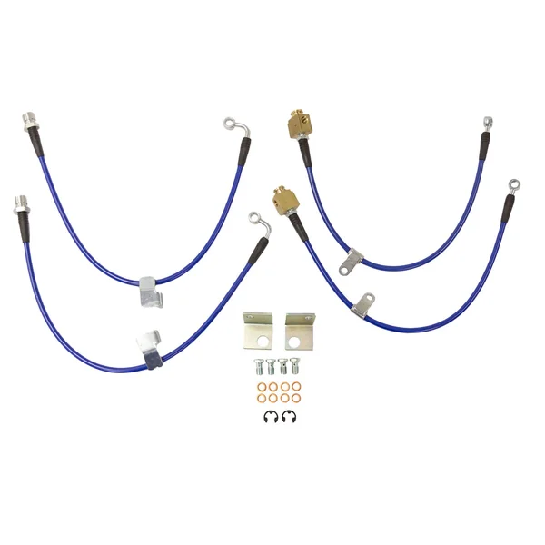 Steeda Braided Stainless Brake Line Kit2016-2023 Ford Mustang w/ MagneRide