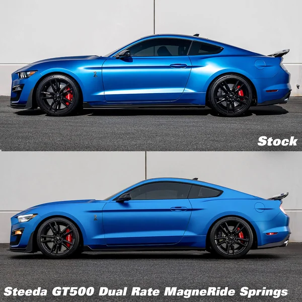 Steeda Dual Rate Ultimate Handling Lowering Springs2020-2022 Ford Mustang GT500 w/ MagneRide - Image 2