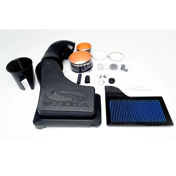 Steeda Hardcore MaxFlow Closed Cold Air Intake, Oiled Filter2015-2023 Ford Mustang GT