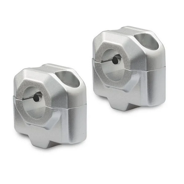 SW-Motech Bar Riser For 22 mm Handlebar, H=20 mm. | Silver