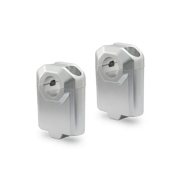 SW-Motech Bar Riser For 22 mm Handlebar, H=50 mm. | Silver