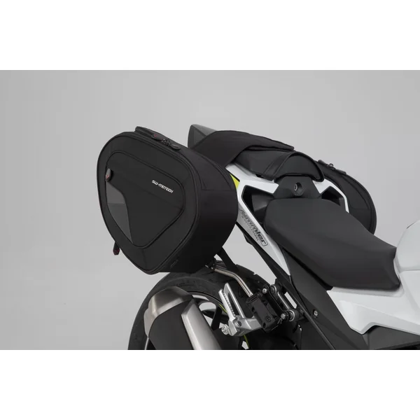 SW-MOTECH BLAZE H SaddleBag Set For Triumph Street Triple ’15- / Daytona 675 ’13- | Black/Grey