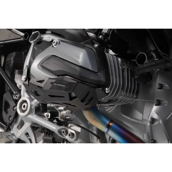SW-MOTECH Cylinder Guards for BMW R1200GS / Adventure – Black