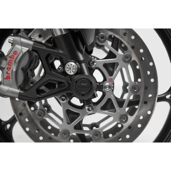 SW-Motech Front Axle Slider Set For Suzuki GSX-S1000 / F ’15- | Black - Image 2