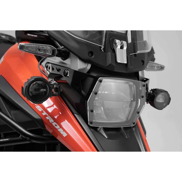 SW-MOTECH Headlight Guard Bracket with PVC Panel for Select Motorcycles - Image 2