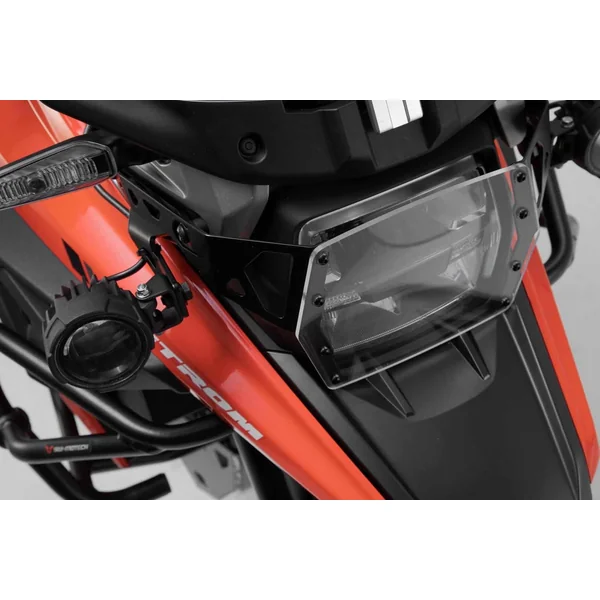 SW-MOTECH Headlight Guard Bracket with PVC Panel for Select Motorcycles - Image 3