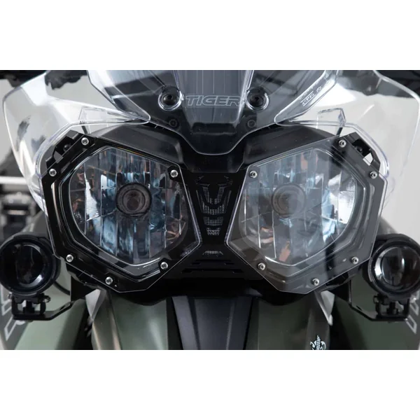 SW-MOTECH Headlight Guard Bracket with PVC Panel for Select Motorcycles - Image 3