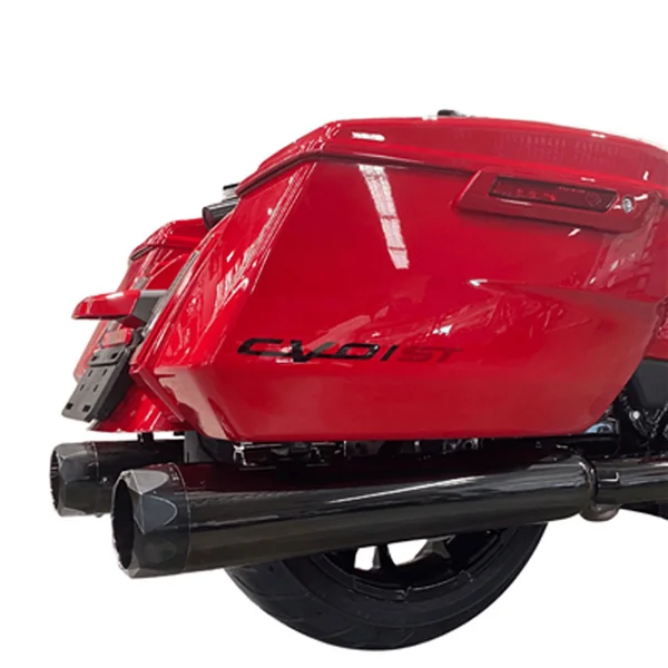 TAB Performance 4.5" BAM Slip-On Mufflers for 2017-2026 Harley Touring - Midnight Chrome