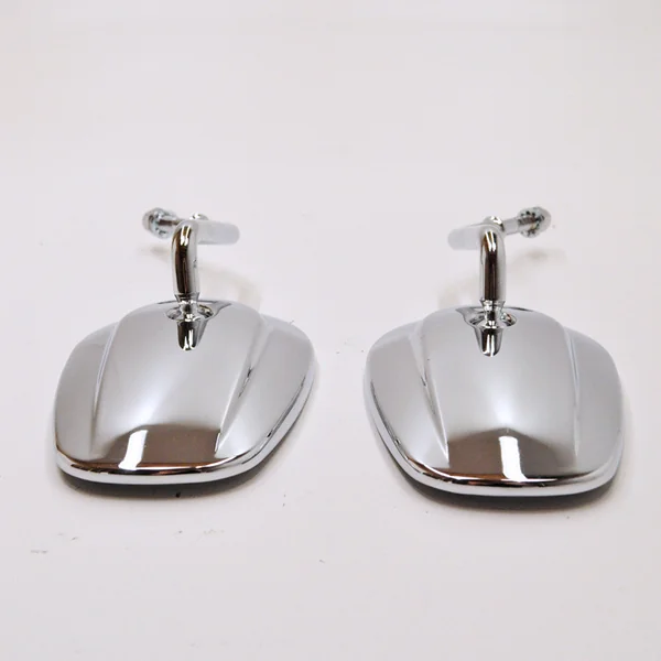 Tapered Mirrors (OEM Style) w/ Short Stems and Convex Mirrors - Chrome - Sold As a Pair - Fits All Harley Davidson Models - Image 7