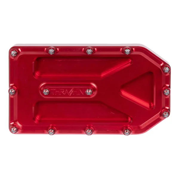 Thrashin Supply Aggressor Brake Pedal for OEM Bagger Brake Arm - Red - Image 2