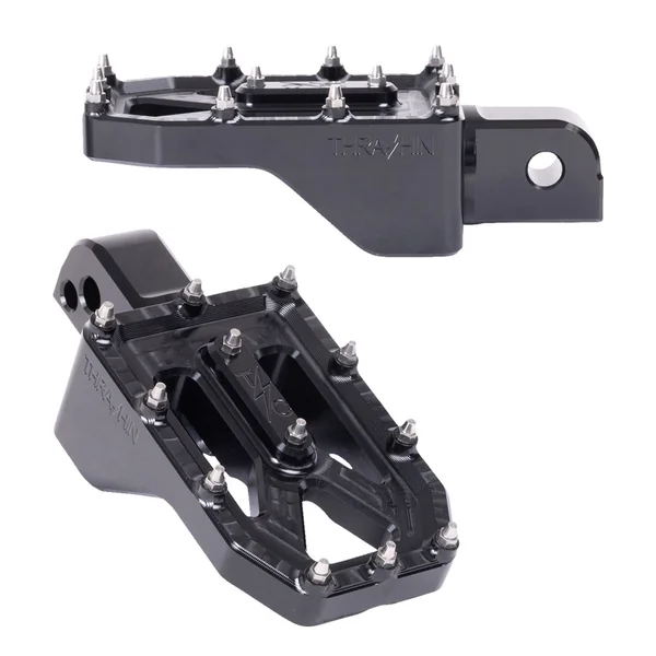 Thrashin Supply Aggressor Foot Pegs for Harley - Black