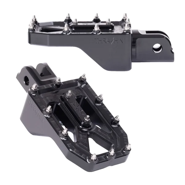 Thrashin Supply Aggressor Foot Pegs for Harley - Black - Image 2