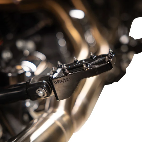 Thrashin Supply Aggressor Foot Pegs for Harley - Black - Image 5