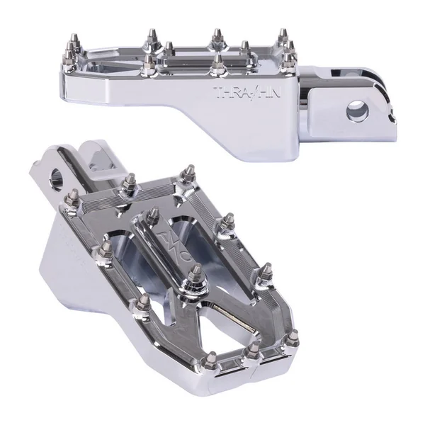 Thrashin Supply Aggressor Foot Pegs for Harley - Chrome