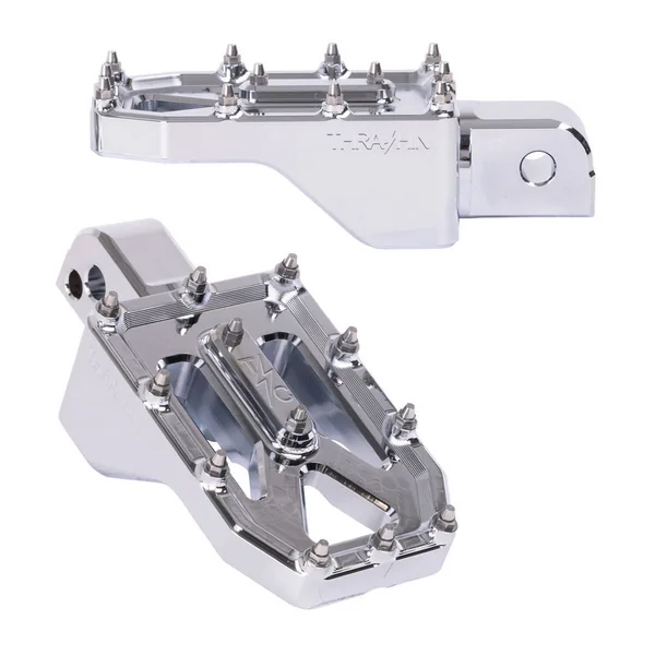 Thrashin Supply Aggressor Foot Pegs for Harley - Chrome - Image 2