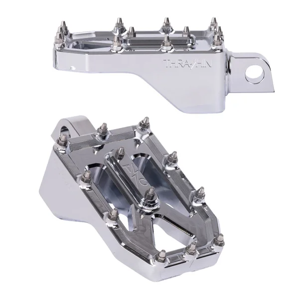 Thrashin Supply Aggressor Foot Pegs for Harley - Chrome - Image 3