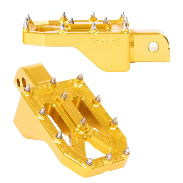 Thrashin Supply Aggressor Foot Pegs for Harley - Gold - Image 3