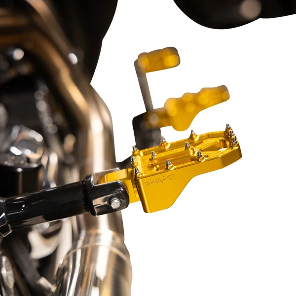 Thrashin Supply Aggressor Foot Pegs for Harley - Gold - Image 7