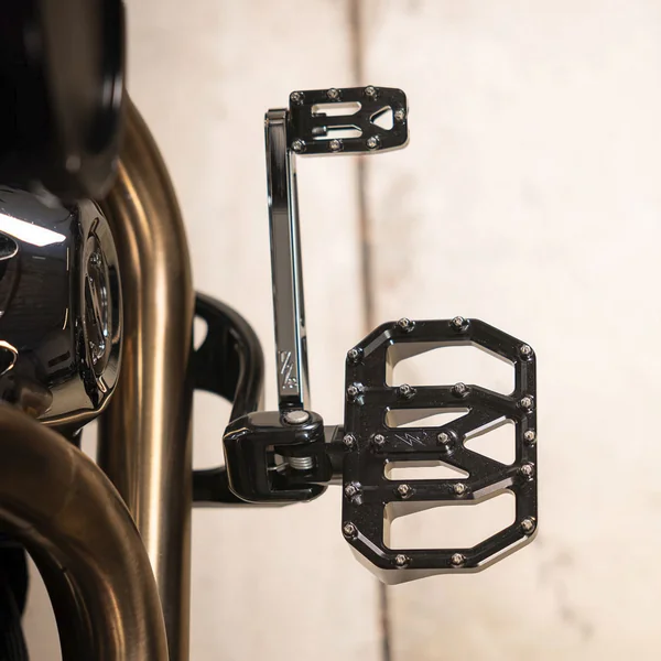 Thrashin Supply Aggressor Mini Floorboards for 2018-2023 Harley Softail - Black - Image 4