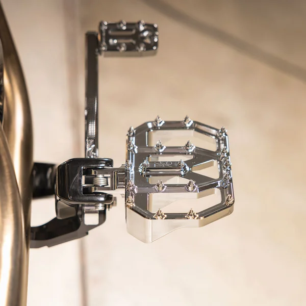 Thrashin Supply Aggressor Mini Floorboards for 2018-2023 Harley Softail - Chrome - Image 6