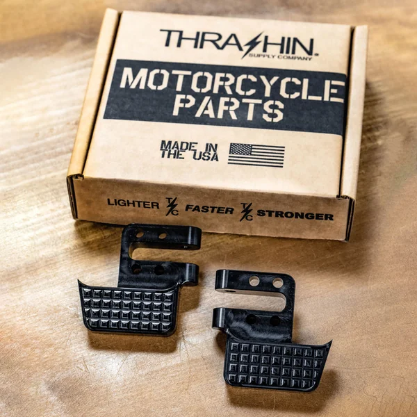 Thrashin Supply Apex Floorboard Tail Extension for Harley - Black - Image 3