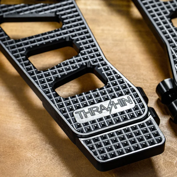 Thrashin Supply Apex Floorboard Tail Extension for Harley - Black - Image 4