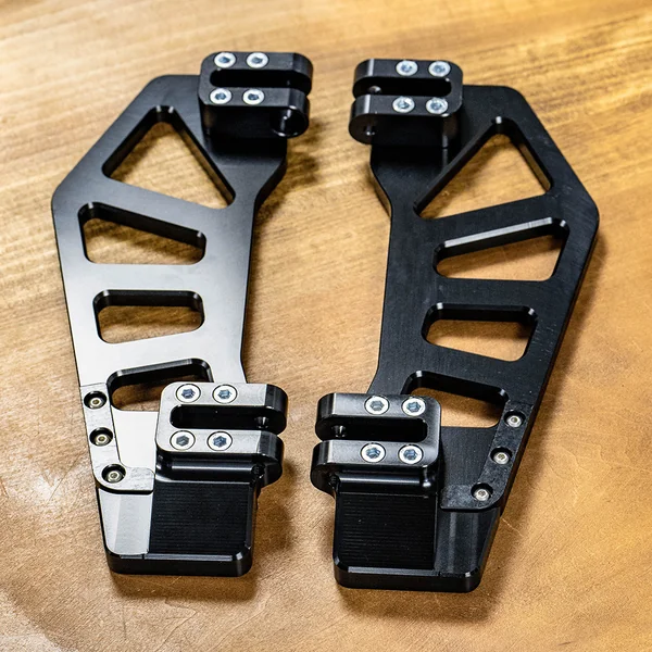 Thrashin Supply Apex Floorboard Tail Extension for Harley - Black - Image 7