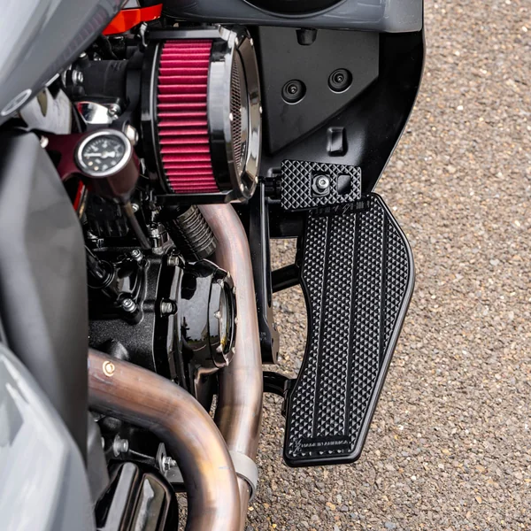 Thrashin Supply Black Adjustable Brake Arm for 2014-2023 Harley Touring - Short Length - Image 3