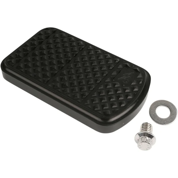 Thrashin Supply Black Brake Pedal Pad for Stock Harley Brake Arm