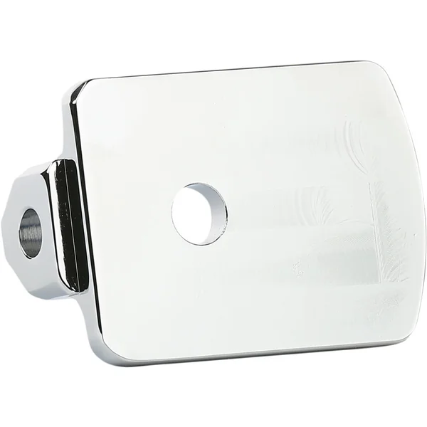 Thrashin Supply Chrome Stock Brake Pedal Pad Mount for Thrashin Adj. Brake Arm