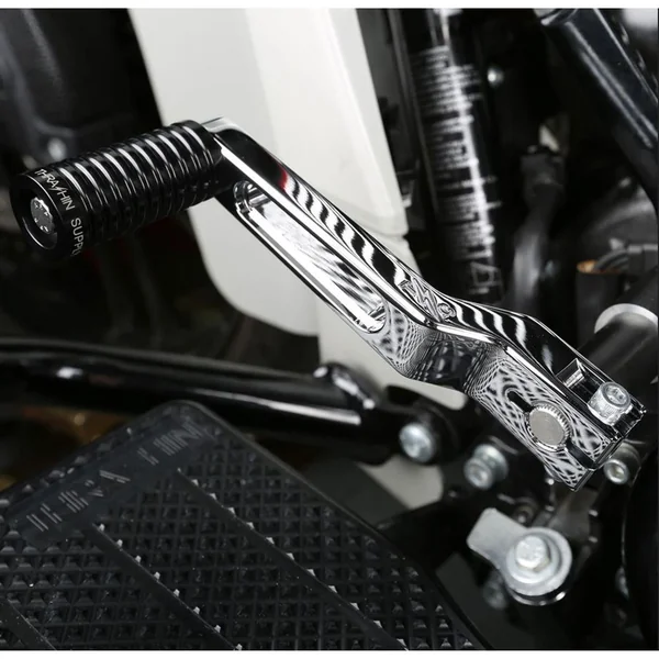 Thrashin Supply Chrome Stock Length Billet Shift Lever for Harley Touring & FXR - Image 2