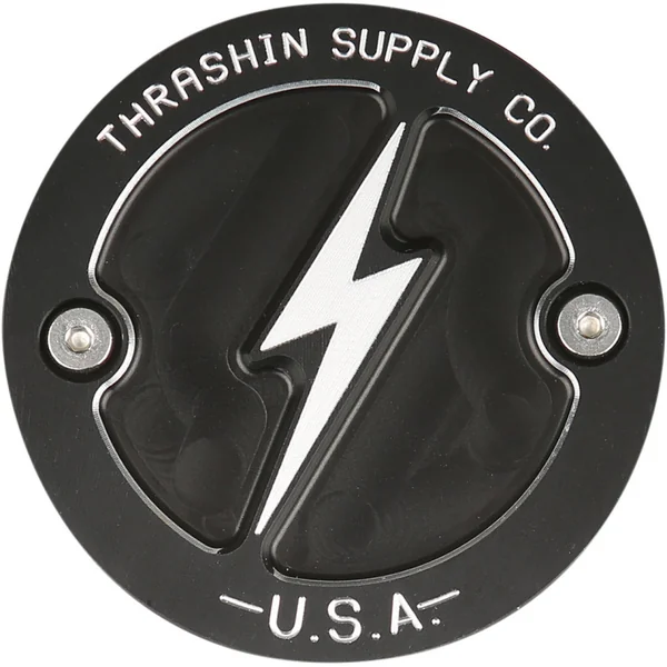 Thrashin Supply Dished Points Cover for 2017-2023 Harley M8 - Black