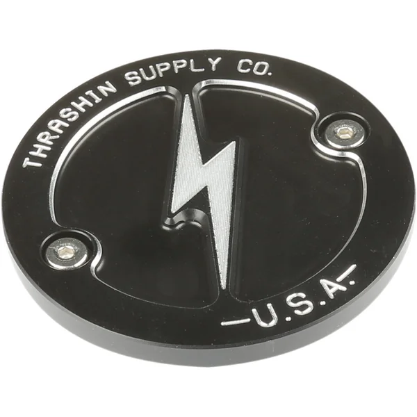 Thrashin Supply Dished Points Cover for 2017-2023 Harley M8 - Black - Image 2