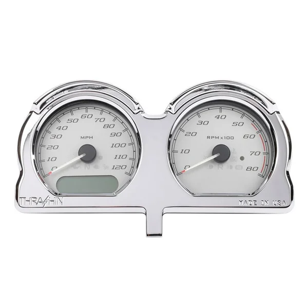 Thrashin Supply Gauge Relocation for 2014-2023 Harley Road Glide - Chrome