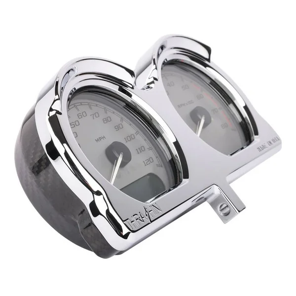 Thrashin Supply Gauge Relocation for 2014-2023 Harley Road Glide - Chrome - Image 3