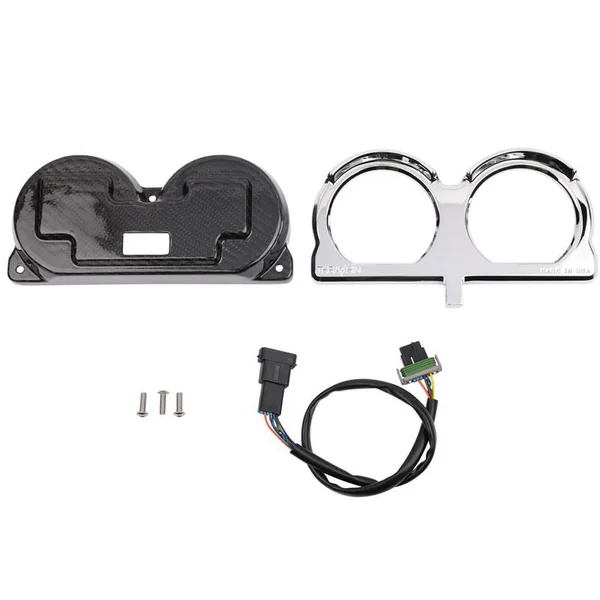 Thrashin Supply Gauge Relocation for 2014-2023 Harley Road Glide - Chrome - Image 7