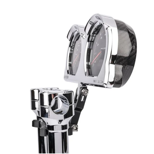 Thrashin Supply Holeshot Riser Gauge Relocation Bracket - Black - Image 2