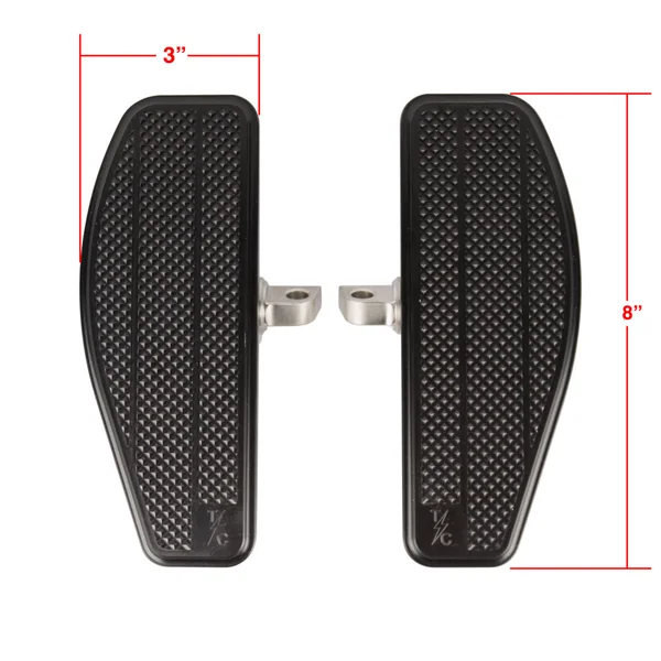 Thrashin Supply Mini Floorboards Foot Pegs for 2018-2023 Harley Softail - Black - Image 2