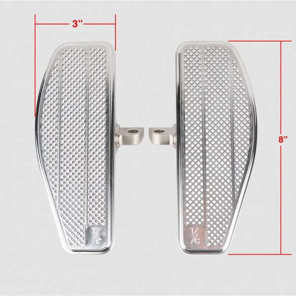 Thrashin Supply Mini Floorboards Foot Pegs for Harley - Chrome - Image 3