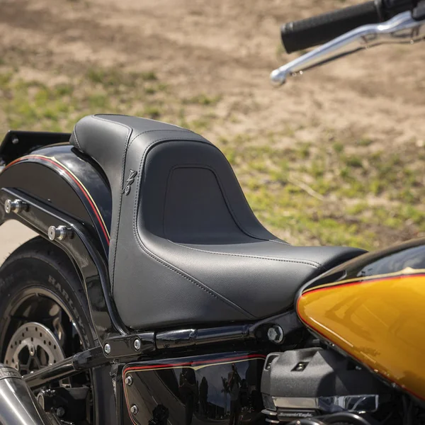 Thrashin x Saddlemen Step Up Smooth Seat for 2018-Up Harley Softail Low Rider / ST- Black - Image 2