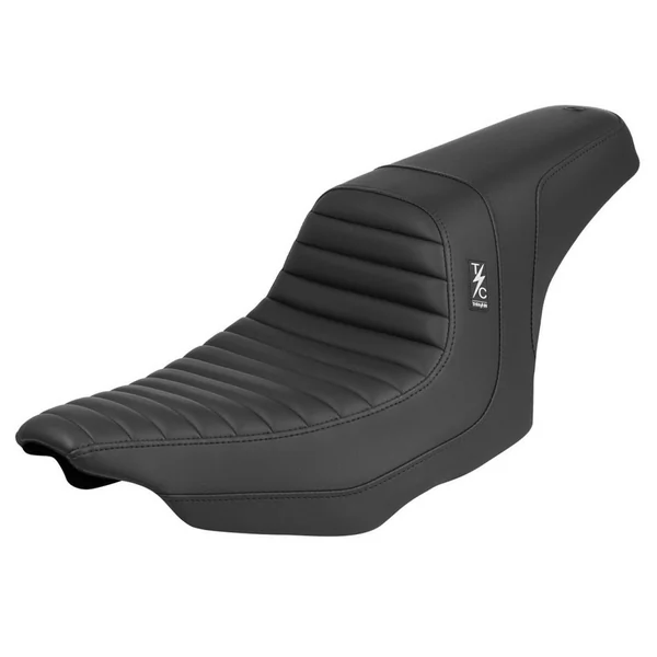 Thrashin x Saddlemen Step Up Tuck N Roll Seat for 2024-2025 Harley Touring - Black
