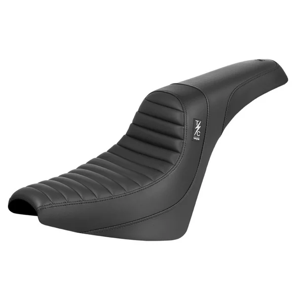 Thrashin x Saddlemen Step Up Tuck-N-Roll Seat for 2018-Up Harley Street Bob FXBB - Black