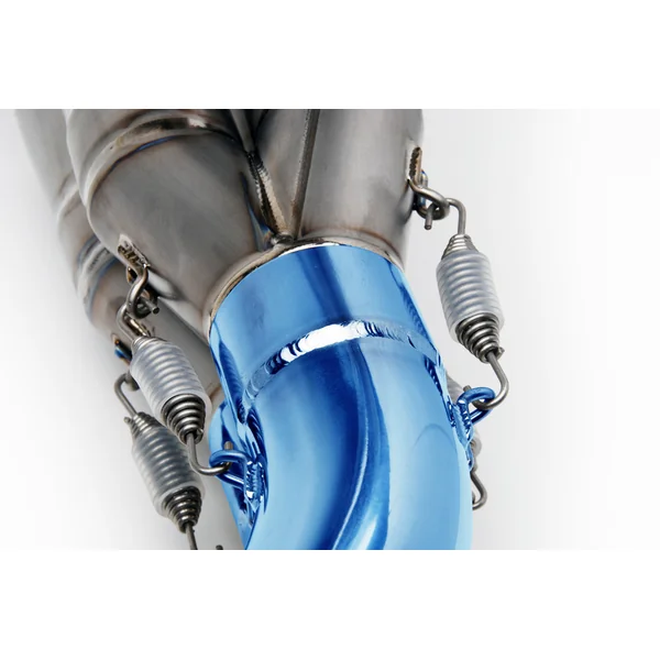 TiWinder Blue Full System w/ 18" Muffler Street Baffle B-King (08-11)