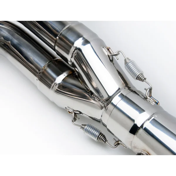 TiWinder Polished Full System w/ 18" Muffler Race Baffle Suzuki Hayabusa (99-26) - Image 4