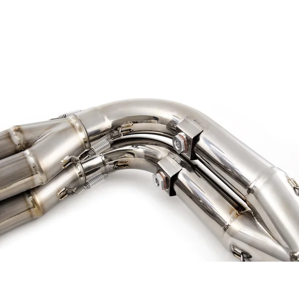 TiWinder Polished Full System w/ 18" Muffler Street Baffle Suzuki Hayabusa (99-26) - Image 10